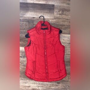 Red Aeropostale puffer vest